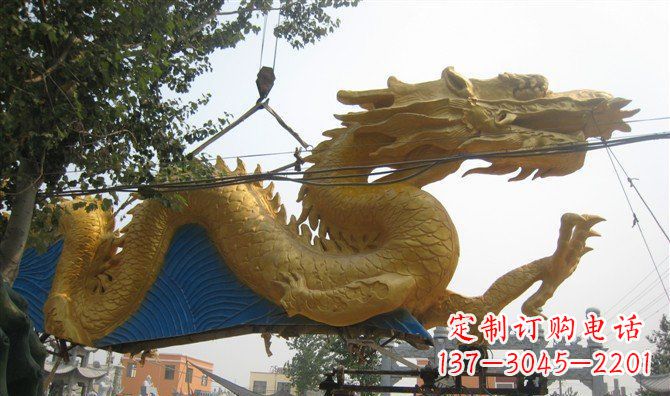 南京黄金龙广场铜雕