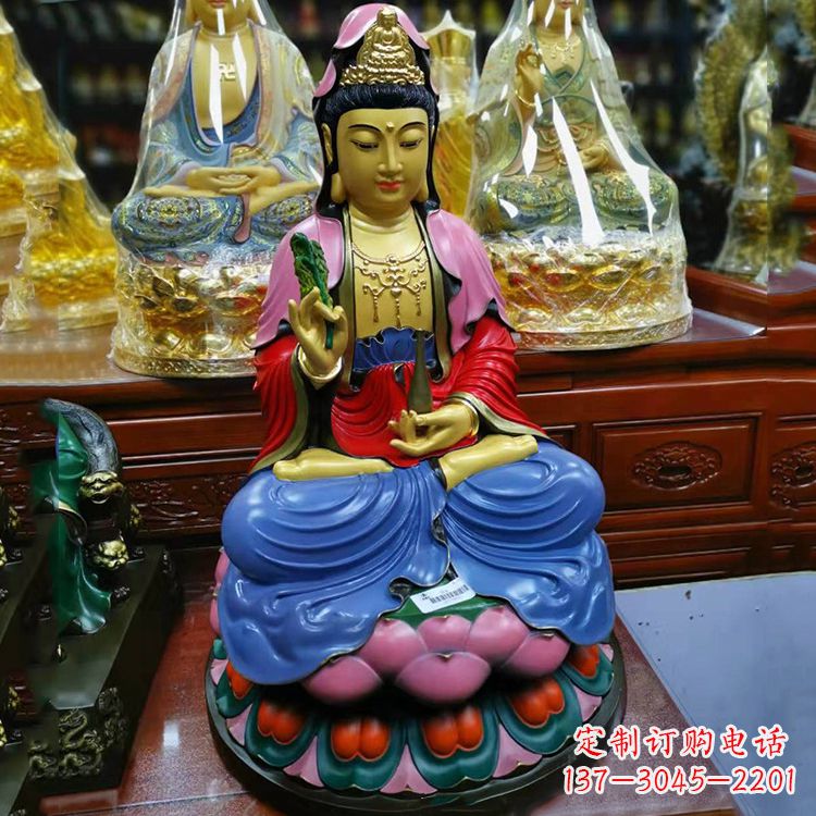 南京黄铜观音雕像，让您的家居增添神秘感