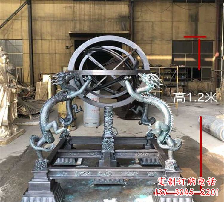 南京浑天仪古代仪器校园景观雕塑