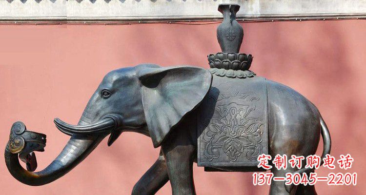 南京吉祥大象铜雕,匠心之作