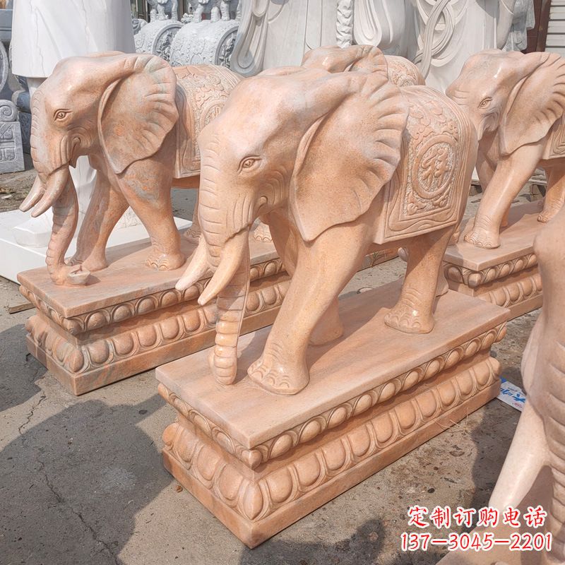 南京中领雕塑:大象雕塑吉祥如意