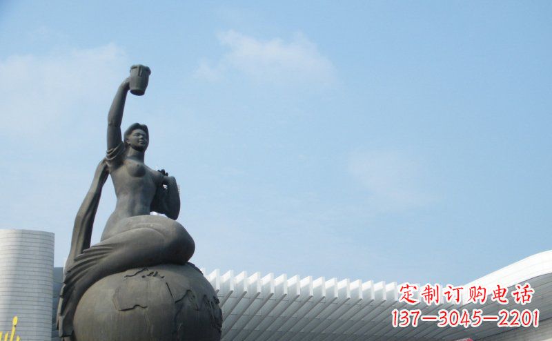 南京中领雕塑推出的精美雕塑——铜铸地球塑像,…