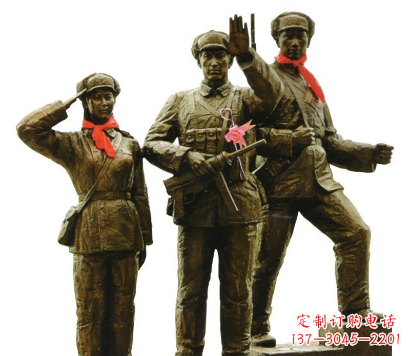 南京勇士战士雕塑,感受立于战场的英勇豪迈