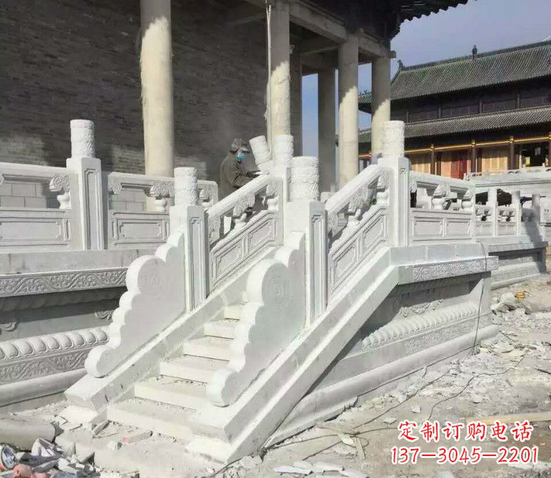 南京景区大理石栏板石雕 (11)