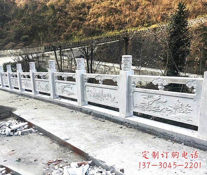南京景区大理石栏杆石雕 (2)