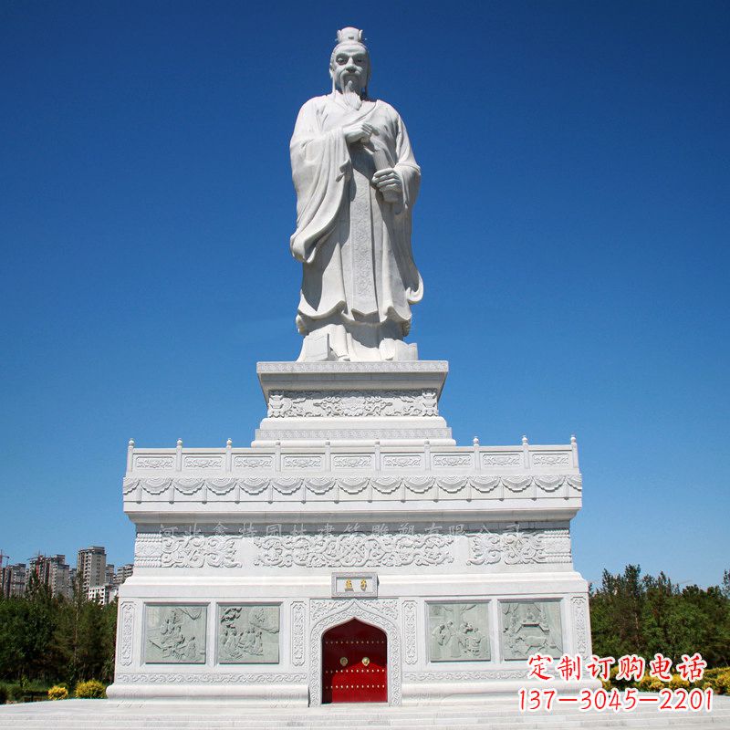 南京礼赞中国古代思想家孟子,领雕塑迎来高雅雕塑定制!