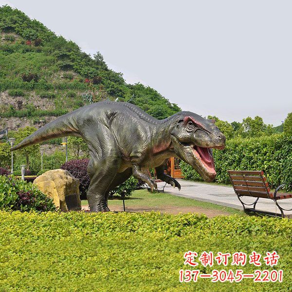 南京精美玻璃钢制霸王龙雕塑