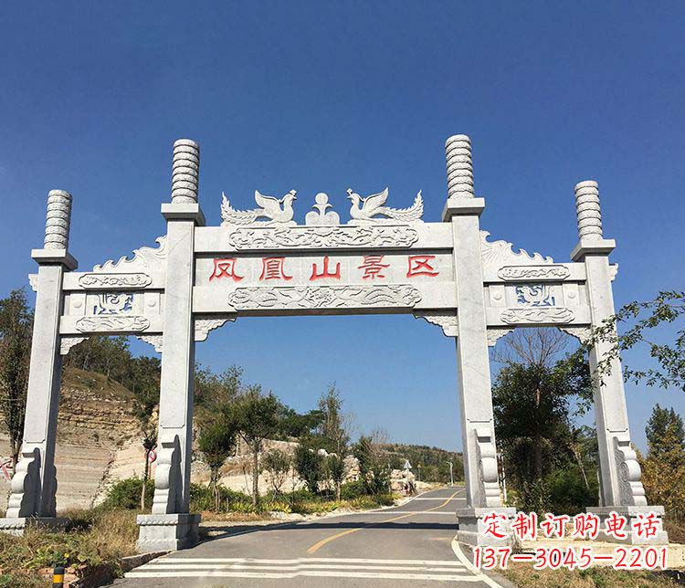 南京中领雕塑:高质量牌坊石雕