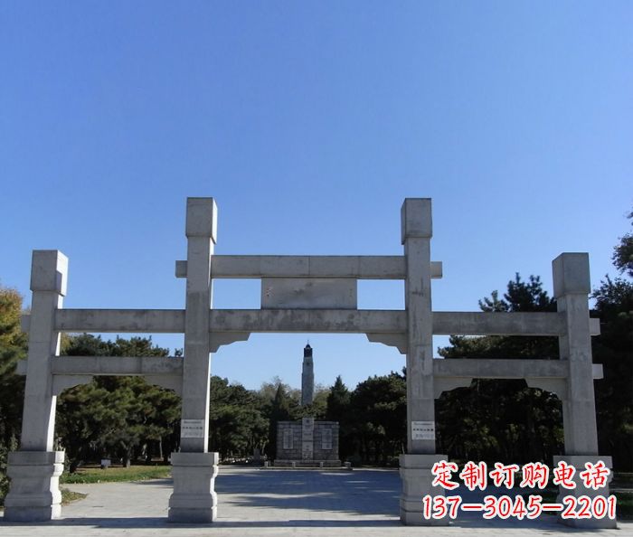 南京中领雕塑石雕牌坊定制