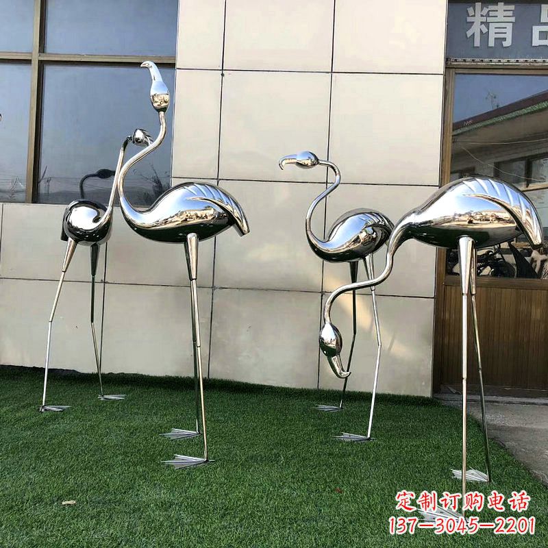 南京火烈鸟雕塑,缔造完美艺术品