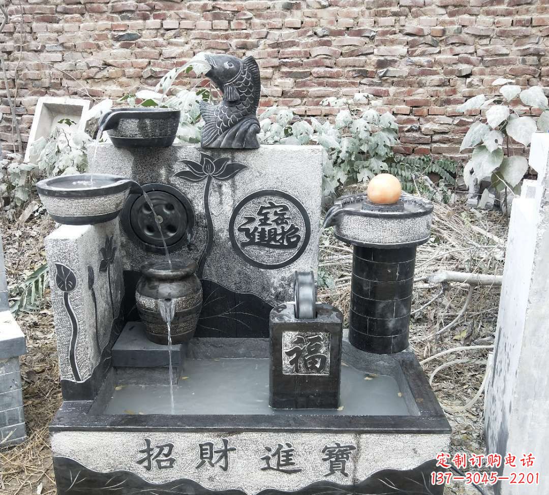 南京领雕水池雕塑:定制你的招财水池