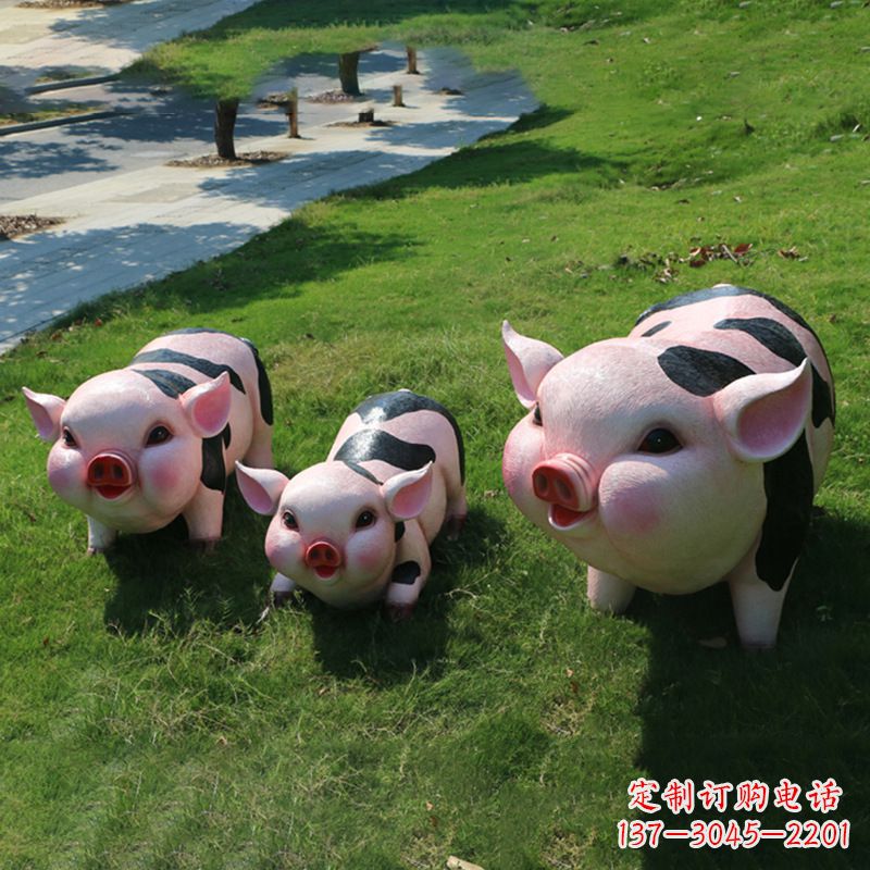 南京全新卡通猪雕塑,为您的家居装饰带来活力