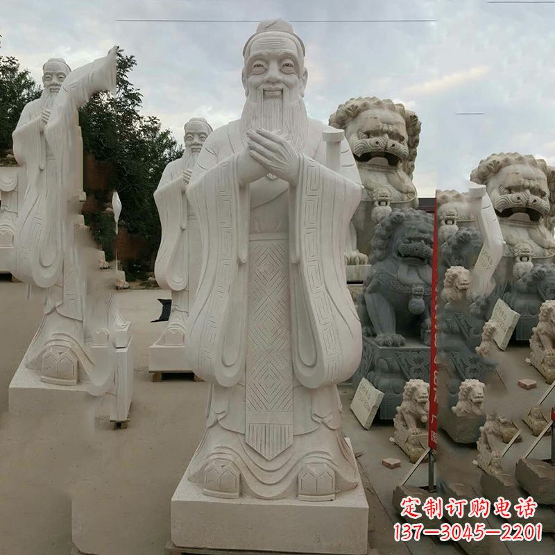 南京弘扬传统文化,尊崇孔子雕塑