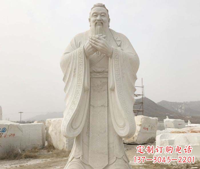 南京以孔子崇高形象设计独一无二的雕塑