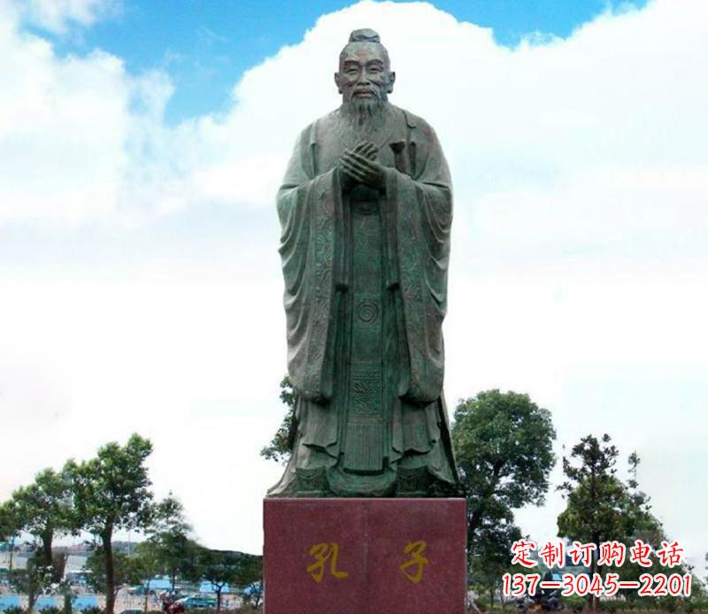 南京领雕塑:孔子雕塑尊崇传承