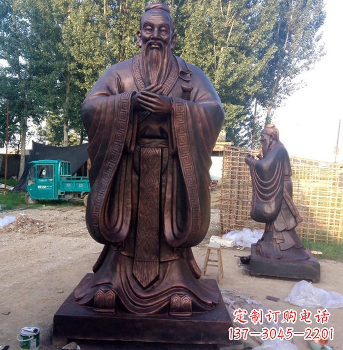 南京具有传奇色彩的孔子雕塑