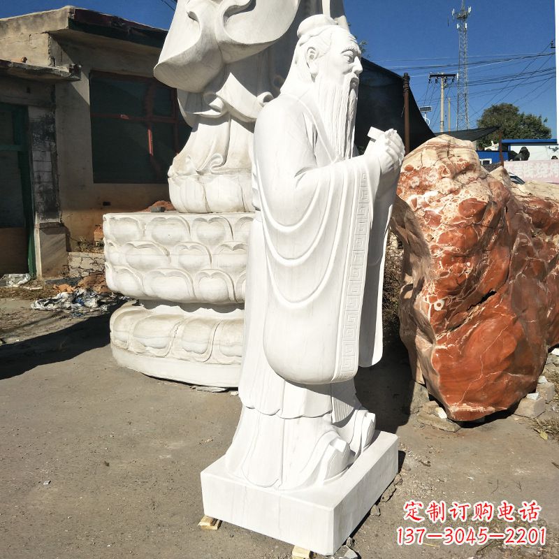 南京用艺术雕刻一流品质体验传承历史的孔子石雕