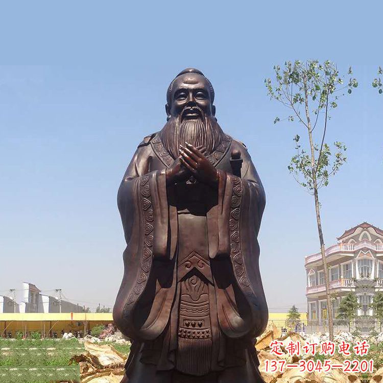 南京孔子铜雕塑,传承中华文化的传奇精品