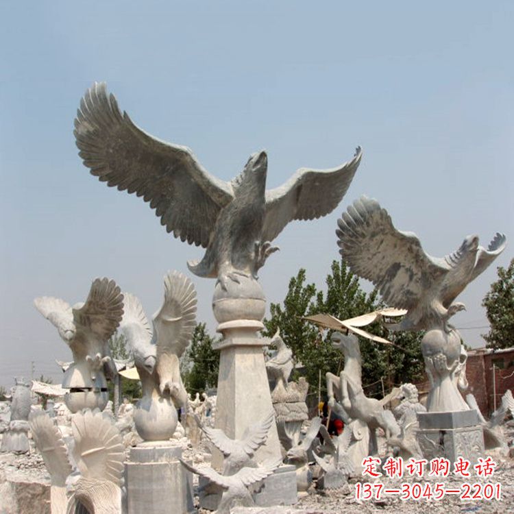 南京完美雕刻的老鹰雕塑