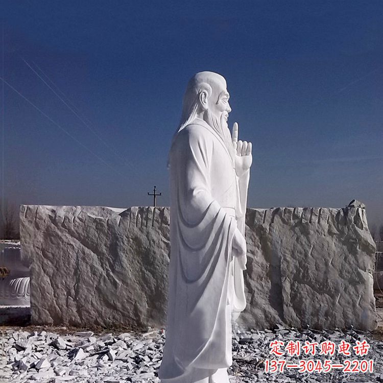 南京精美老子雕塑,充满哲学精髓