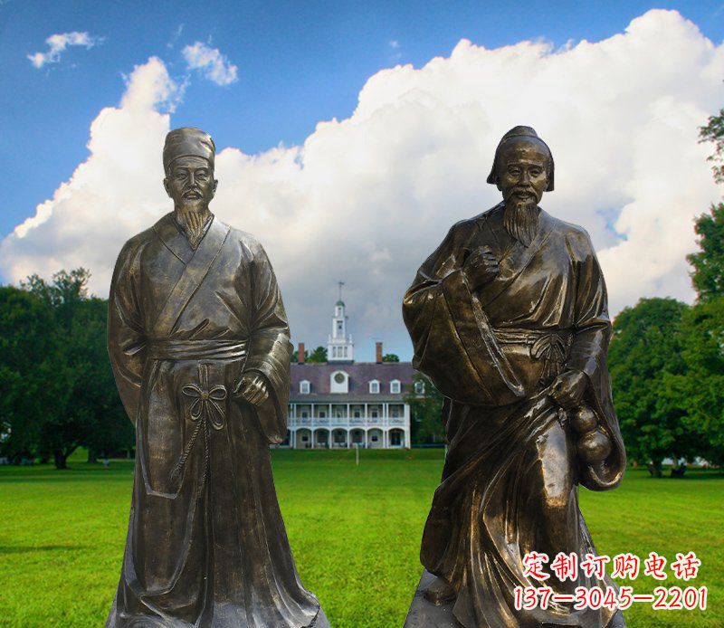 南京传承古代名人——华佗雕塑