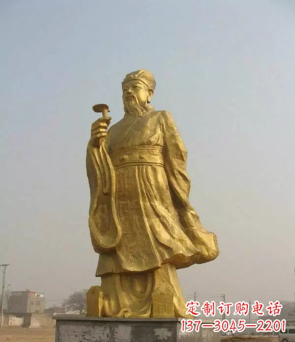 南京精美绝伦的李时珍铜雕