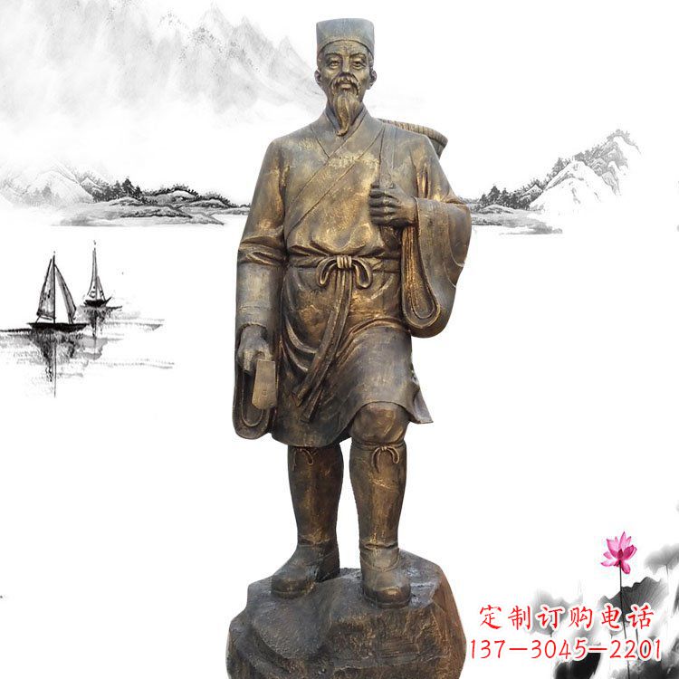 南京精美李时珍雕塑,为您的生活增添更多艺术色彩