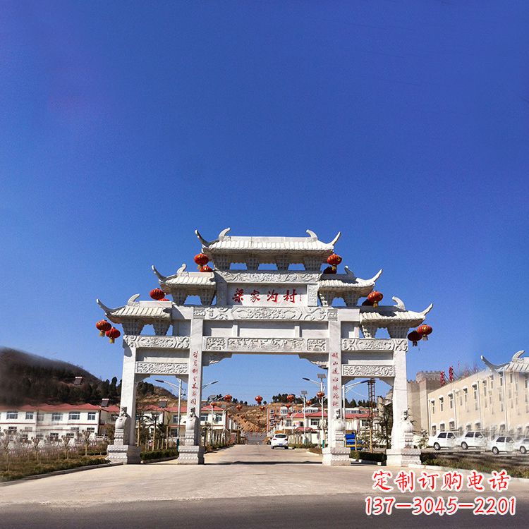 南京梁家沟牌坊石雕——珍贵传统文化的体现