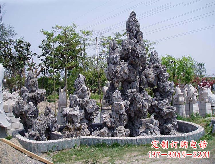 南京灵璧石奇石假山