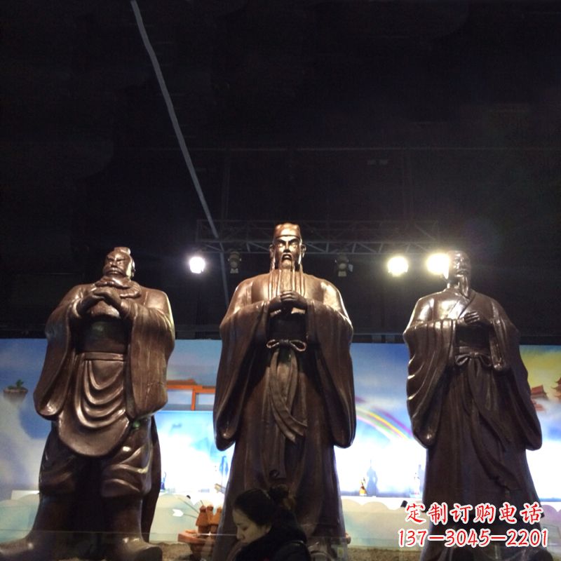 南京经典绝版，古代风靡，桃园三结义关羽雕塑