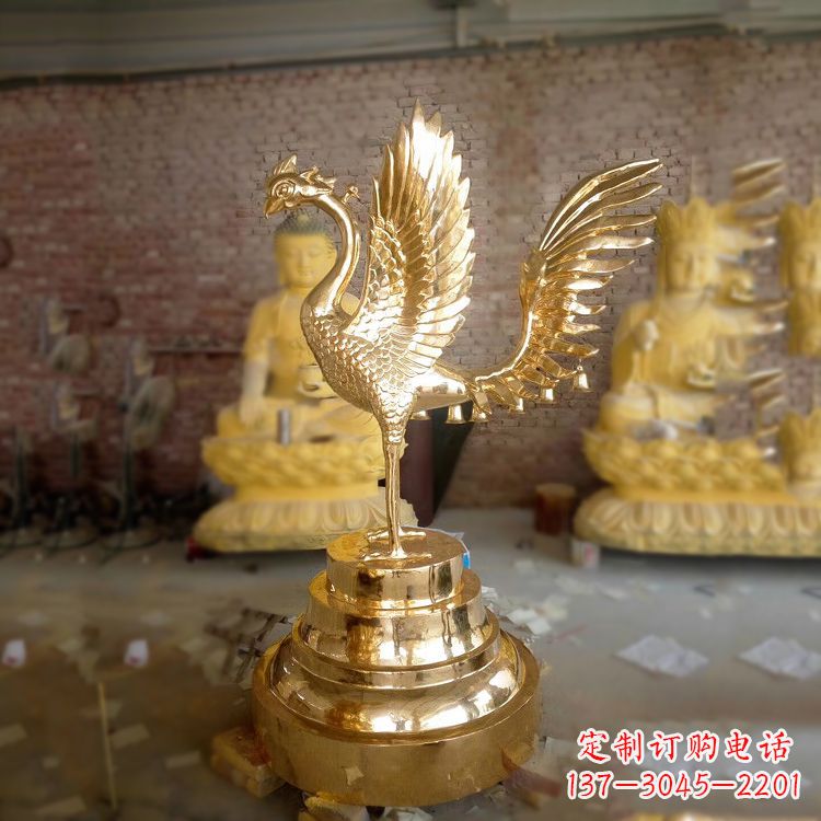 南京丰富神秘的朱雀铜雕摆件