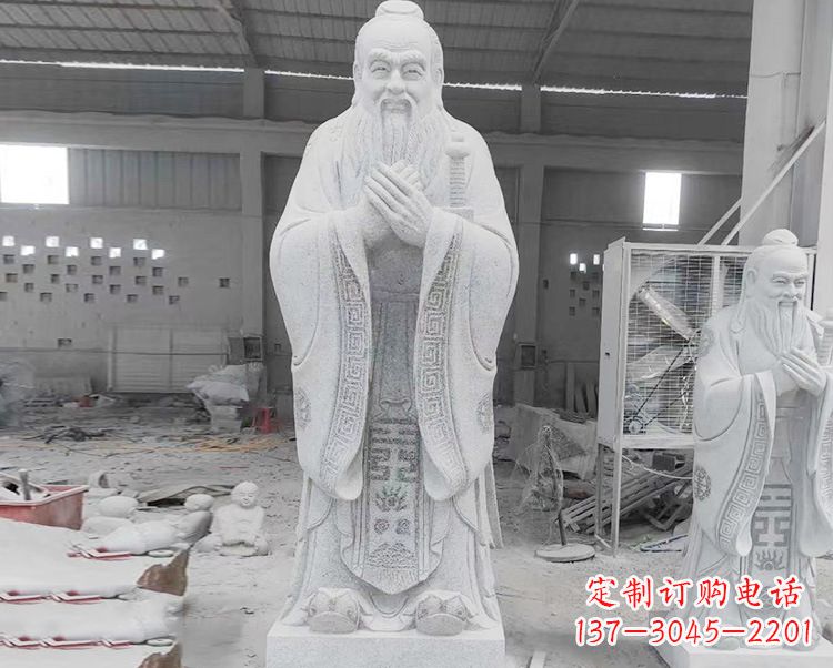 南京精美的孔子雕像,精雕细琢,彰显文明之美