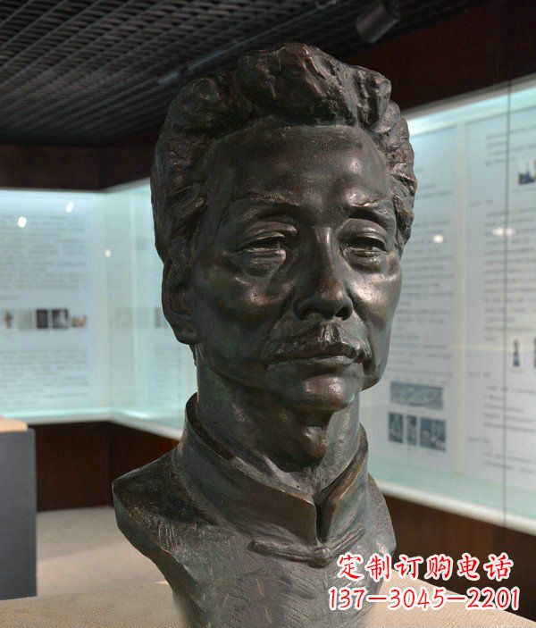 南京鲁迅名人铜雕雕塑—传承文化，永久纪念