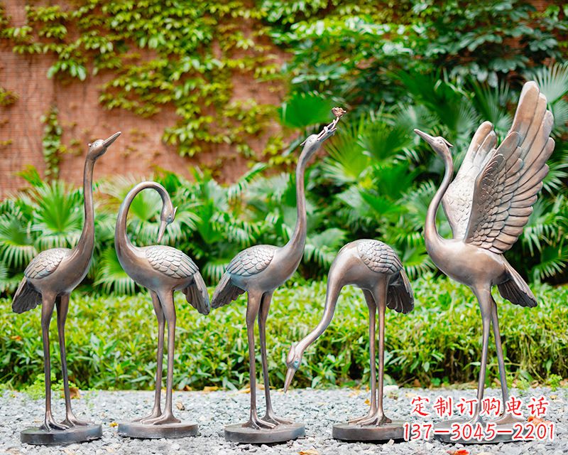 南京鹿鹤同春,经典款式雕塑