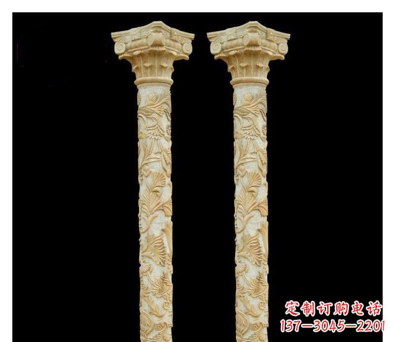 南京罗马柱砂岩柱子石雕