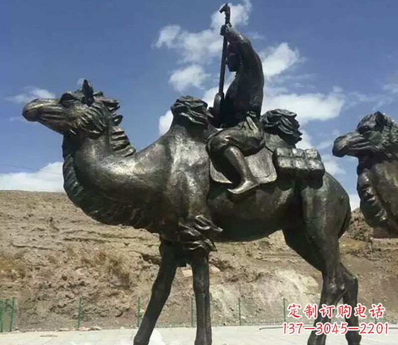 南京骆驼铜雕,雕塑定制制造商