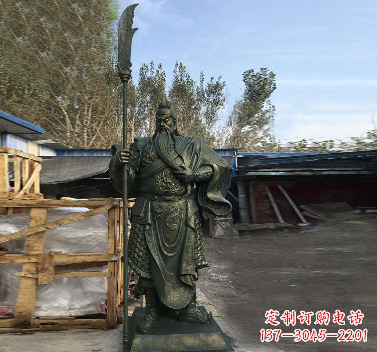 南京中领雕塑公司推出的关公铜雕,将给您的家和…