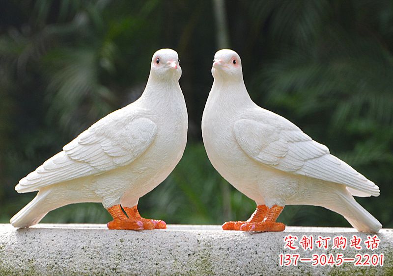 南京华丽和平鸽雕塑,缔造美好新世界