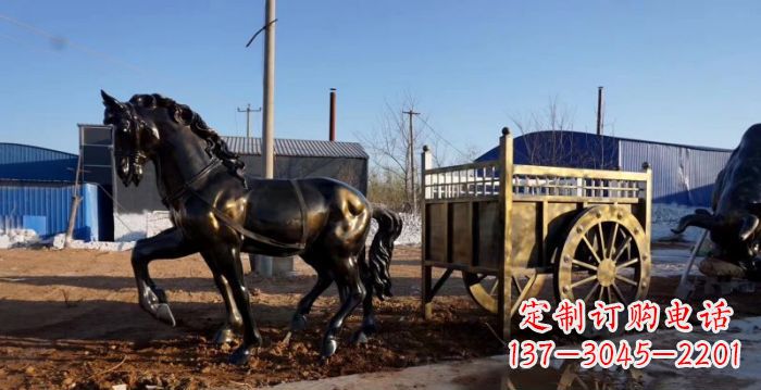 南京华丽复古,名车贵族,精美马车雕塑