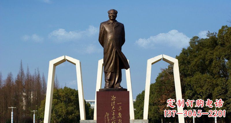 南京纪念性毛主席铜雕,您的精致礼物