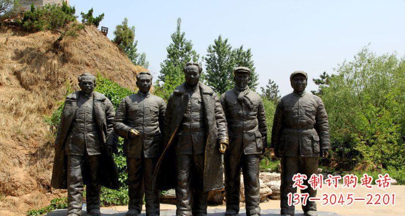 南京传承历史,永记心间——中领雕塑毛主席人物铜雕