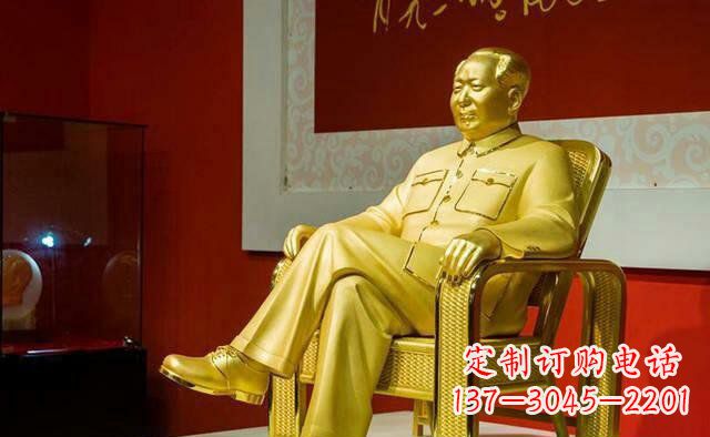 南京雕刻毛主席偉人銅像,傳遞壹代領袖偉大革命精神