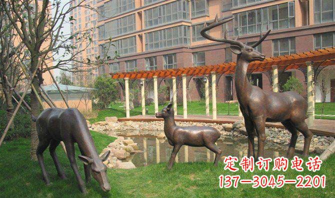 南京梅花鹿雕塑,永葆大自然的美丽