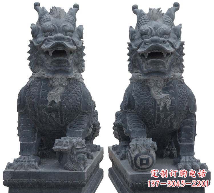 南京门口麒麟古代神兽石雕