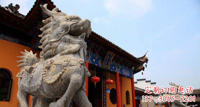 南京门口麒麟铜雕 (2)