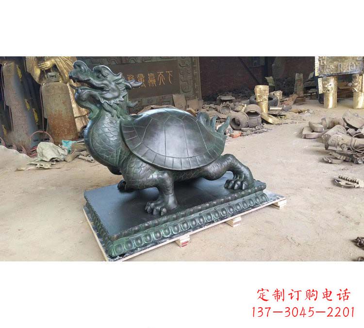 南京青铜古风龙雕塑,精致外形美轮美奂
