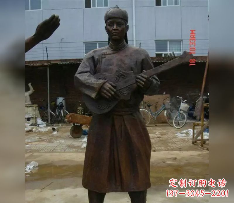 南京传承蒙古族传统,让男人雕塑回到公园