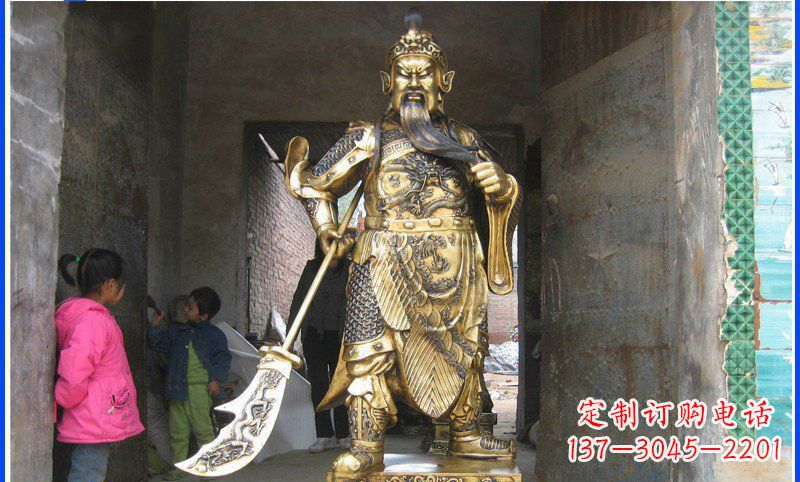 南京铸魂关公雕塑,让古老传说继续传承