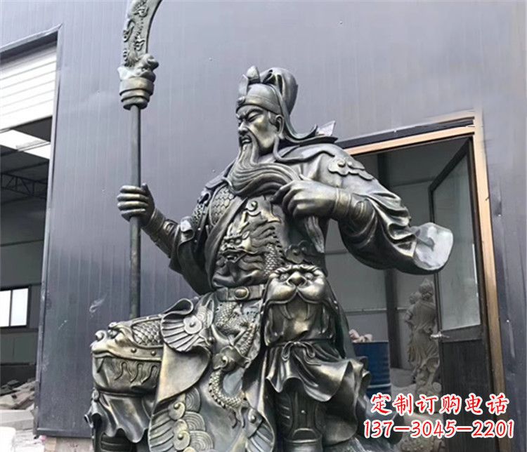 南京高雅典雅的关公铜雕