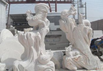 南京中领雕塑，打造古典唯美的汉白玉公鸡雕塑